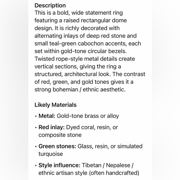 MOSAIC RING - Picture 2 of 10